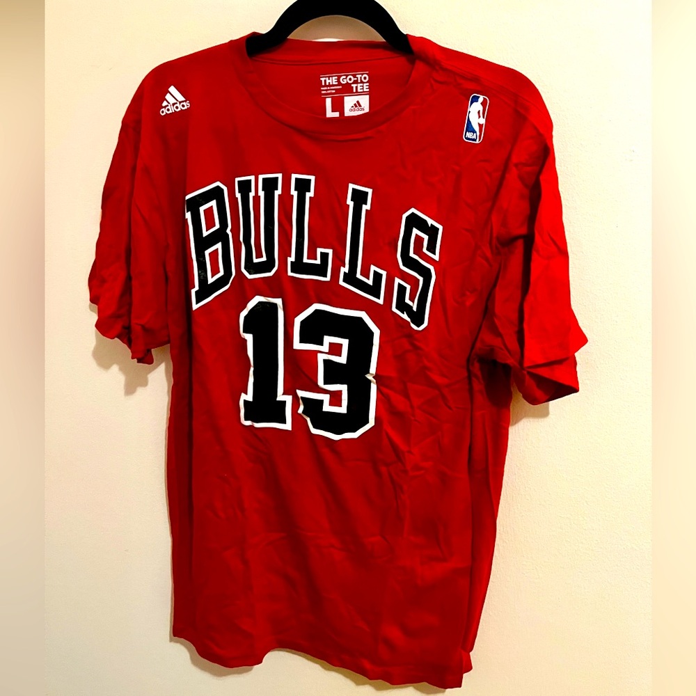 Red Chicago Bulls 13 - Joakim Noah T-Shirt